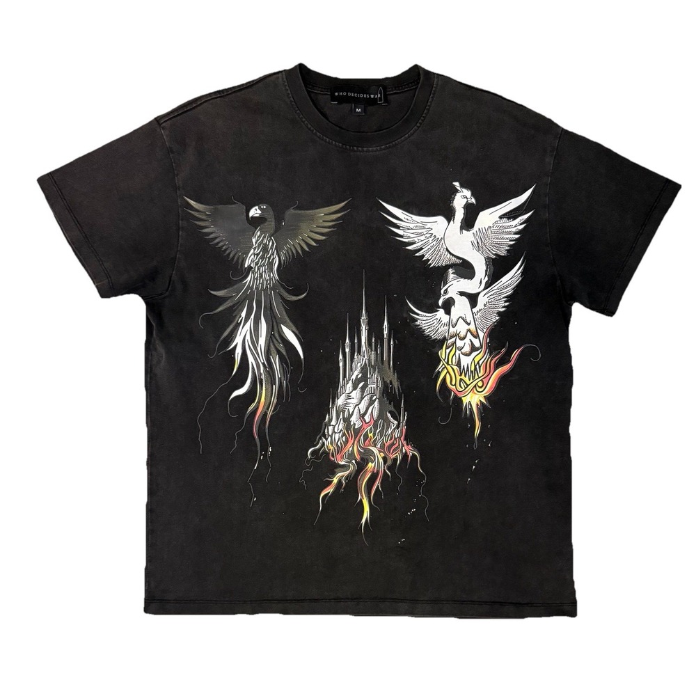 Who Decides War Nefarious Short Sleeve Shirt Size M